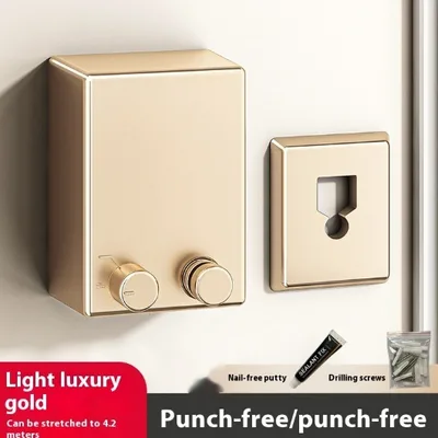 Invisible Clothesline Punch free Home Balcony Wall mounted Drying Gadget Light Luxury Gold - Shop at LoveMi