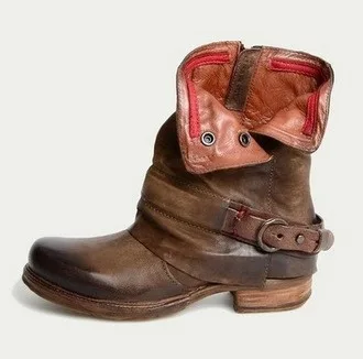 Women's Large sized Shoes Flanging Brown - Shop at LoveMi