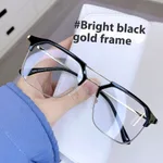 Bright Black Gold Frame
