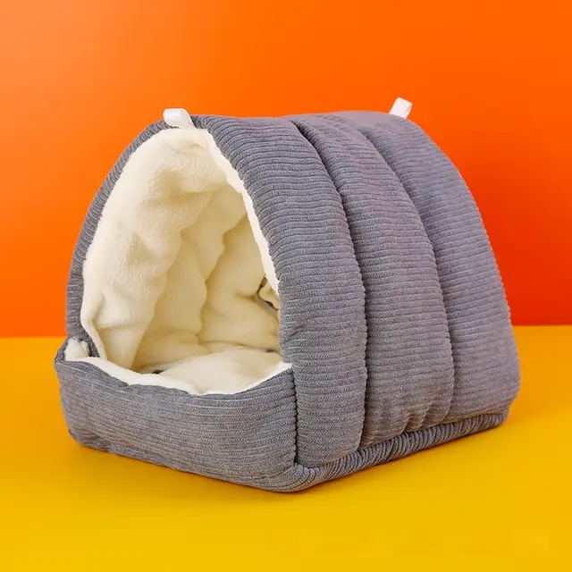 Winter Bird Warm Tiger Skin Hammock Xuanfeng Thickened Cotton Nest Dark Gray - Shop at LoveMi