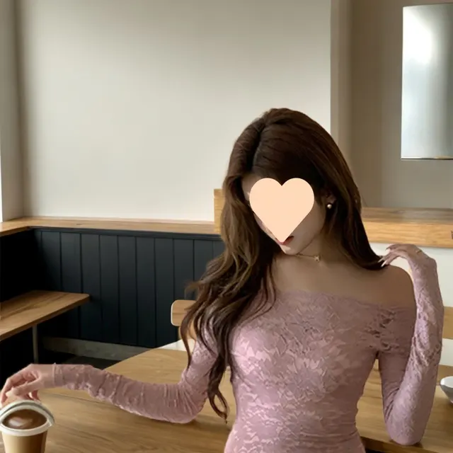 Pure Desire Sexy Temperament Long Sleeve Off shoulder Top Dark Pink Top - Shop at LoveMi