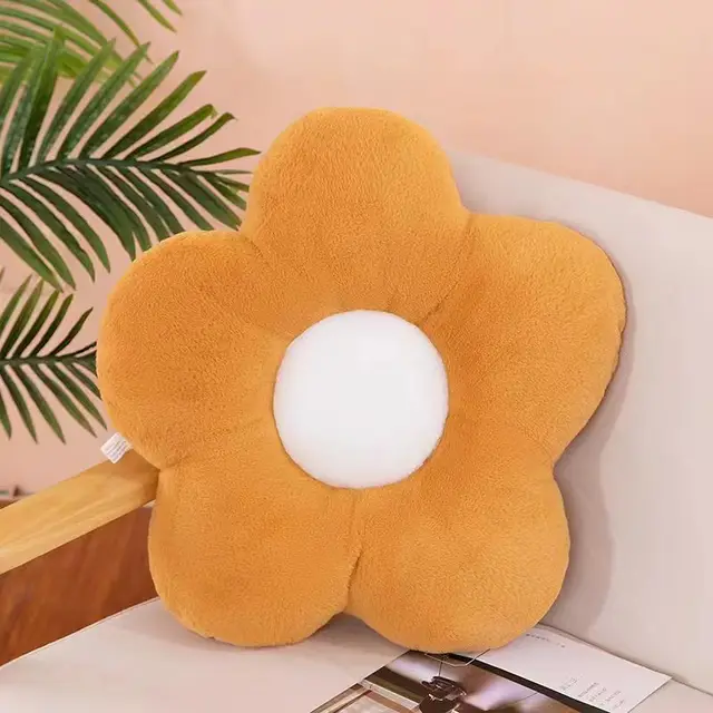 Flower Cushion Office Sofas Chair SUNFLOWER Pillow Cushion Brown - Shop at LoveMi