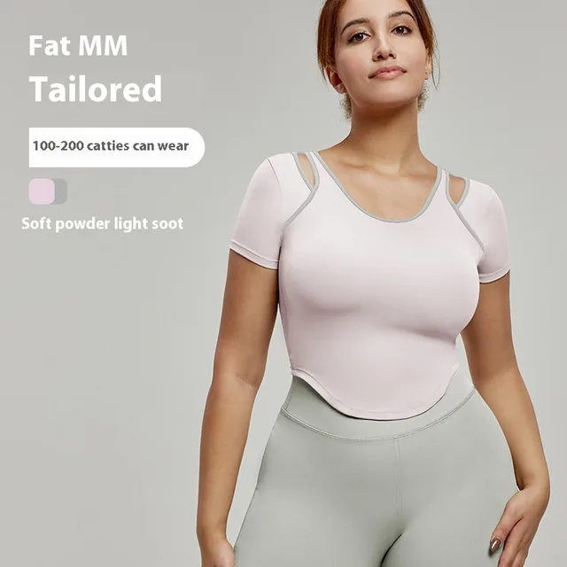 Fashion Yoga Sports T shirt Short Sleeve Women Pink - Shop at LoveMi