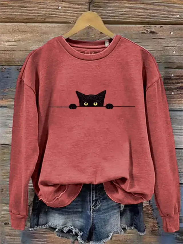 Creative Christmas Men's And Women's Loose Round Neck Sweater 04Ylwy027 - Shop at LoveMi