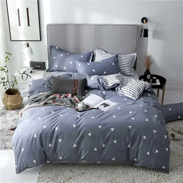 Washed Cotton Double Bed Quilt Cover Love Nest - Shop at LoveMi