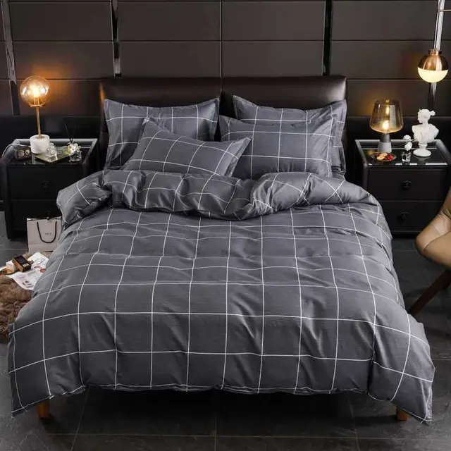 Washed Cotton Double Bed Quilt Cover Nordic Style - Shop at LoveMi