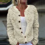 3D Digital Printing Cardigan Knitted Coat Women - 8 Colors