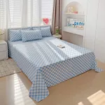 Chessboard Plaid Blue
