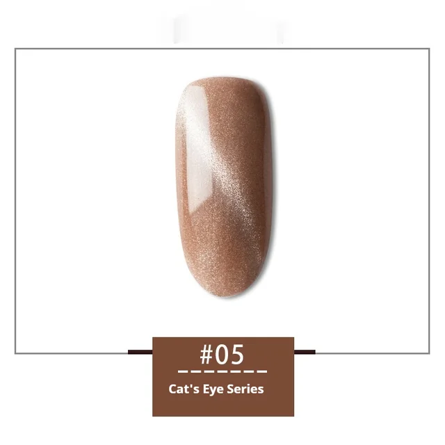 Universal Colorful Quicksand 30 Colors Rainbow Cat Eye Series Nail Polish Gel 05 Style - Shop at LoveMi