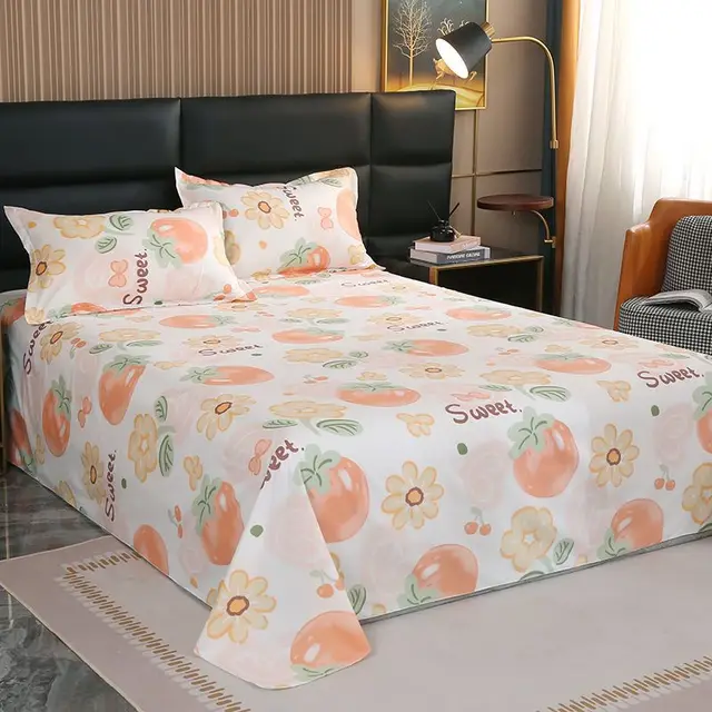 Bed Sheet Skin friendly Comfortable Household Bedding Strawberry - Shop at LoveMi