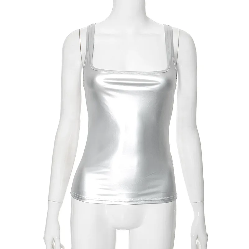 Fashion Special Women's Clothing Vest T-shirt Top - Silver