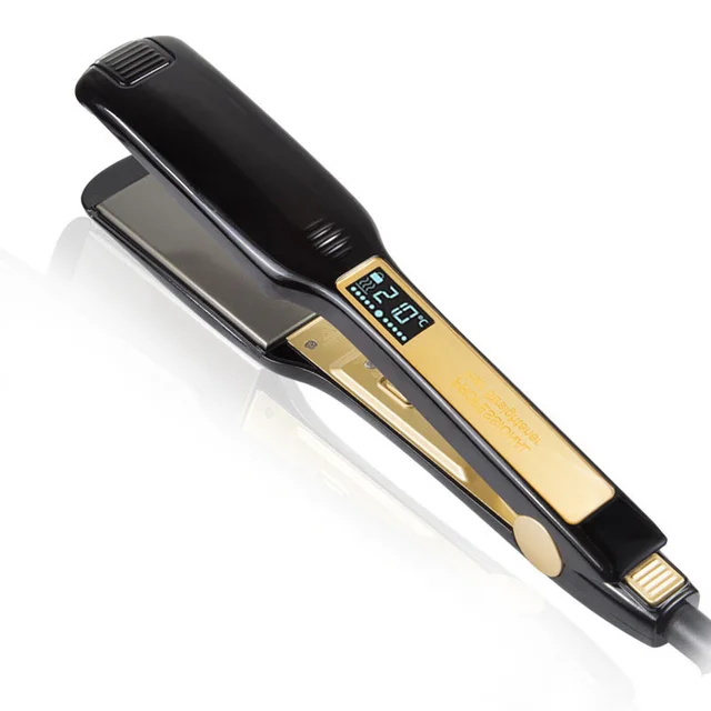 Touch Screen For Hair Salon Hair Styling Electric Hair Straightener Black European Standard - Shop at LoveMi