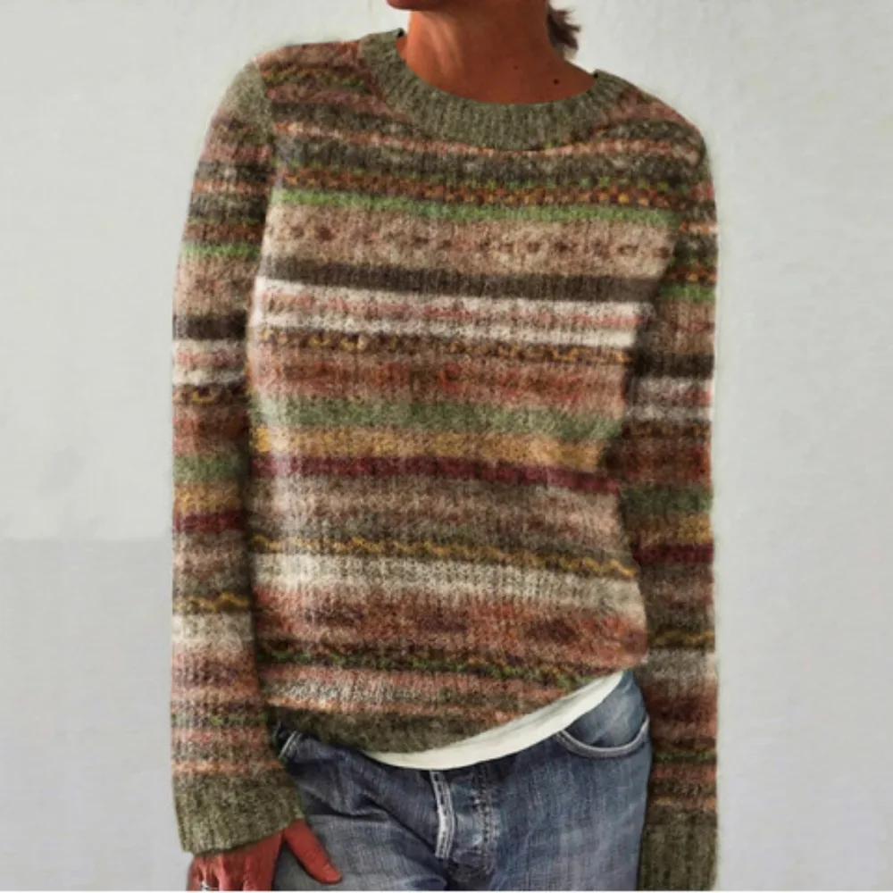 Latest Thick Needle Cloth 3D Digital Printing Men's And Women's Round Neck Sweater - Zd830Bn