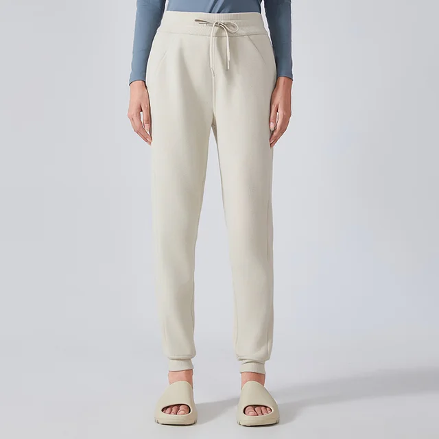 Fleece lined Warm Leisure All matching Track Sweatpants Albumin - Shop at LoveMi