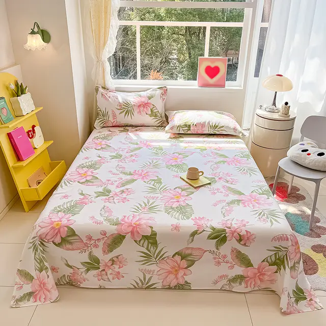 Ins Style Cotton Small Floral Bed Sheet Fanduo Huasong - Shop at LoveMi