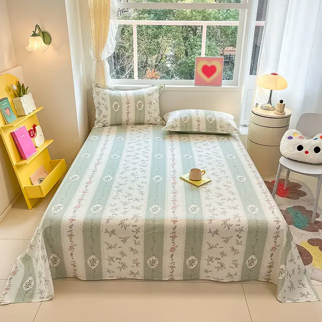Ins Style Cotton Small Floral Bed Sheet Jingjing Small Flower - Shop at LoveMi
