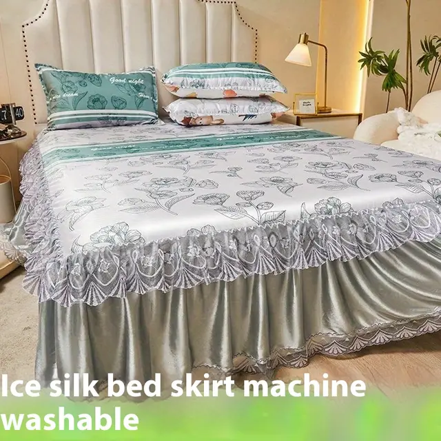 French Skirt Style Ice Silk Washed Cotton Cooling Mat Autumn Rain Warm Xi Zl - Shop at LoveMi