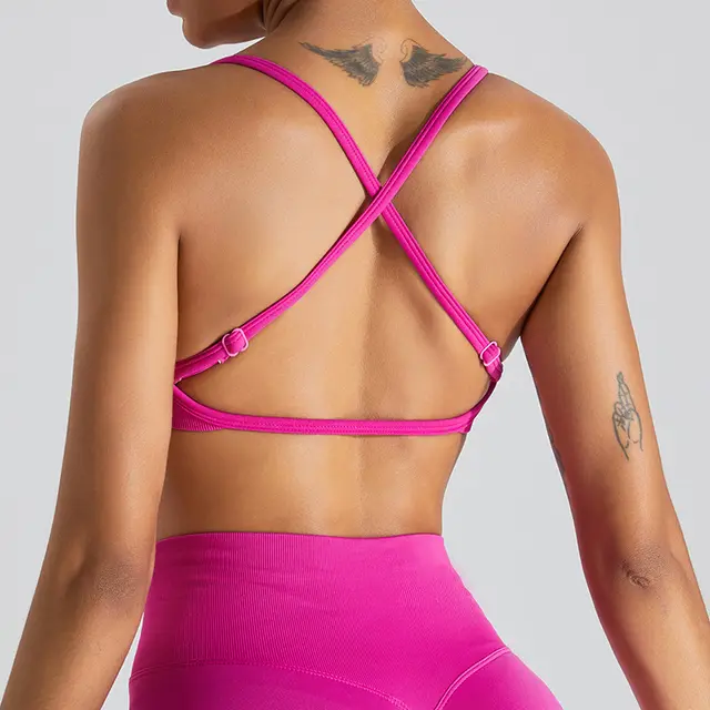 Seamless Yoga Quick drying Breathable Running Top Rose Red - Shop at LoveMi