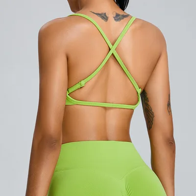 Seamless Yoga Quick drying Breathable Running Top Yellow Green - Shop at LoveMi