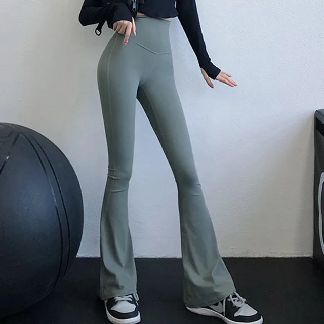 Fashionable Spring And Autumn Yoga Pants Women Han Blue Gray - Shop at LoveMi