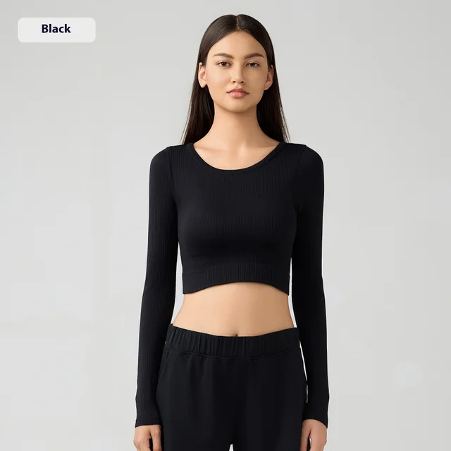 Fashion Short Personalized Yoga Clothes For Women Black - Shop at LoveMi
