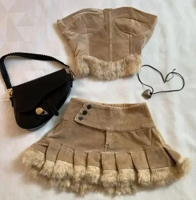 Millennium Summer Two piece Set High Sense Apricot - Shop at LoveMi