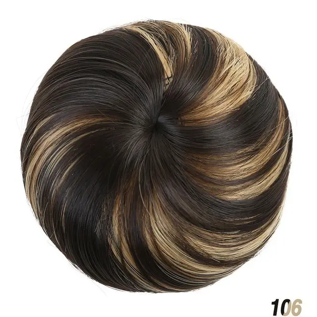 Wig Women's Mini Fluffy Micro Roll Coiled Hair Bun 106Style - Shop at LoveMi