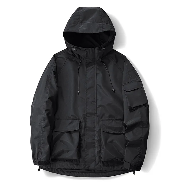 Spring And Autumn Waterproof Wind resist Tool Shell Jacket Cool Night Black - Shop at LoveMi