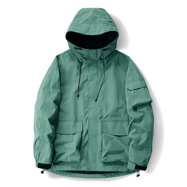 Spring And Autumn Waterproof Wind resist Tool Shell Jacket Mars Green - Shop at LoveMi
