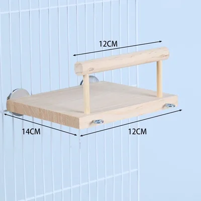 Climbing And Playing Bird Cage Accessories Toy Solid Wood Jumping Platform Standing Board V33 - Shop at LoveMi