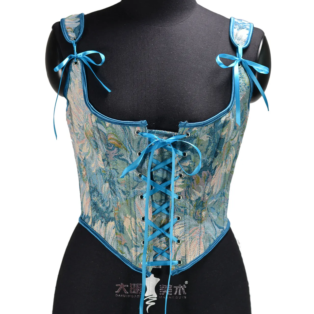 Fashion French Strap Vest Women's Top - Peacock Blue
