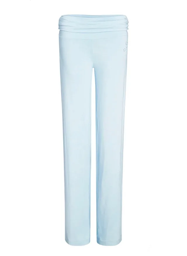 Small Sling Vest Straight leg Trousers Blue And Blue Trousers - Shop at LoveMi