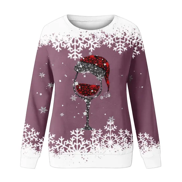 Shoulder Long Sleeve Loose Top Sweater Pink - Shop at LoveMi