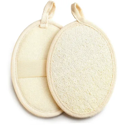 Household Luffa Points Linen Cotton Cleaning Sisal Bath Supplies Face Wiping Towel 9X14Cm Beige Hemming Opp - Shop at LoveMi