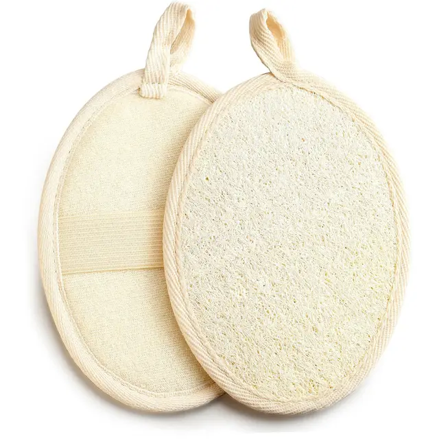 Household Luffa Points Linen Cotton Cleaning Sisal Bath Supplies Face Wiping Towel 9X14Cm Beige Hemming Opp - Shop at LoveMi