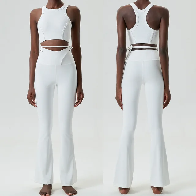 Fashion Personalized Yoga Clothes Suit Women Fairy White - Shop at LoveMi