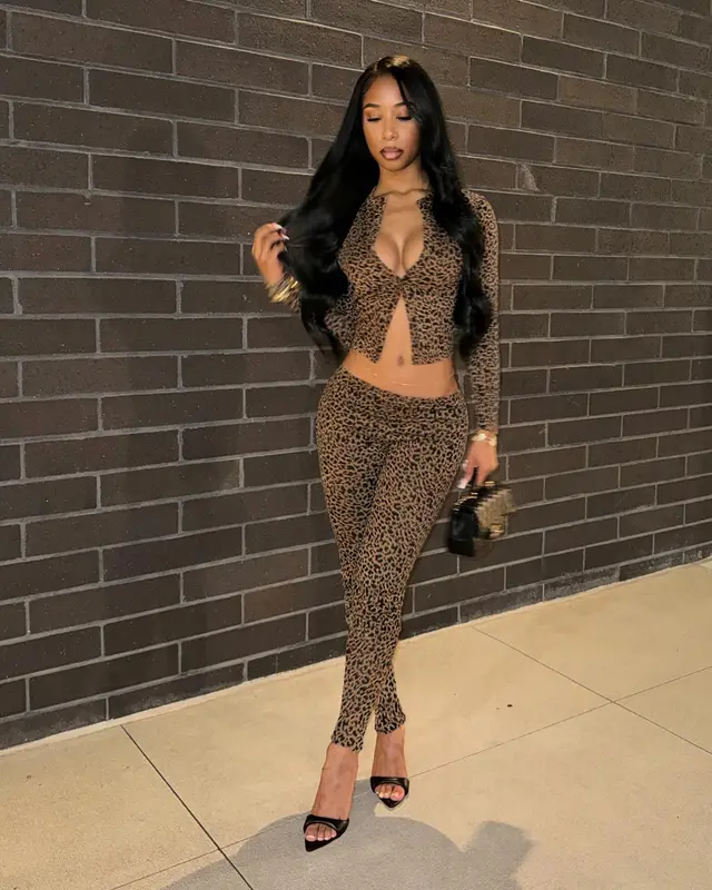 Women's Single breasted Round Neck Long Sleeve Elastic Cardigan Suit - Shop at LoveMi