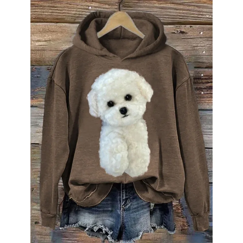 Fashion Digital Printing Ladies Hoodie - Yp2312141346Wu5 - View 1