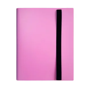 9 Grid Card A4 Card Binder - Rose Red