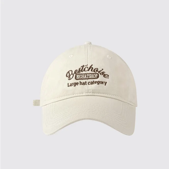 Summer Sun Protection Wide Brim Big Head Circumference Hat White - Shop at LoveMi