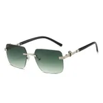 Silver Gradient Green Sheet