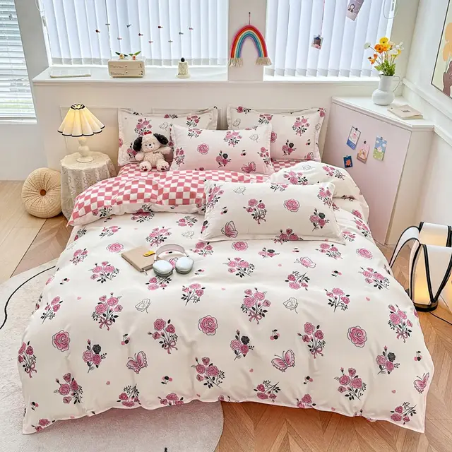 Household Pure Cotton Fashion Minimalist Bed Sheets Love Of Butterfly - Shop at LoveMi