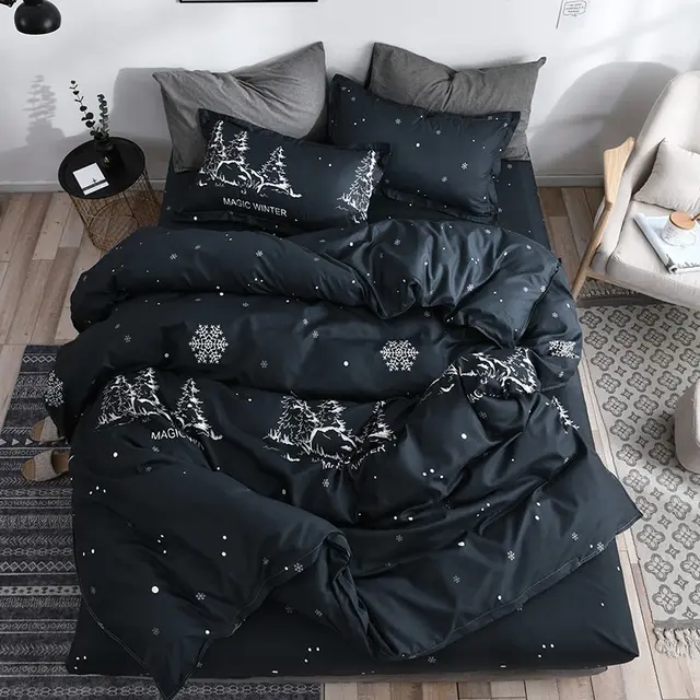 Household Pure Cotton Fashion Minimalist Bed Sheets Magic Winter - Shop at LoveMi