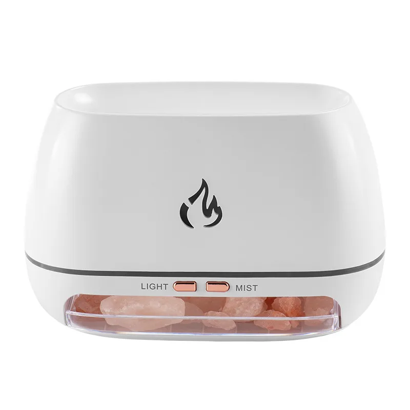 Simulated Flame Wood Grain Essential Oil Aromatherapy Machine White - Shop at LoveMi