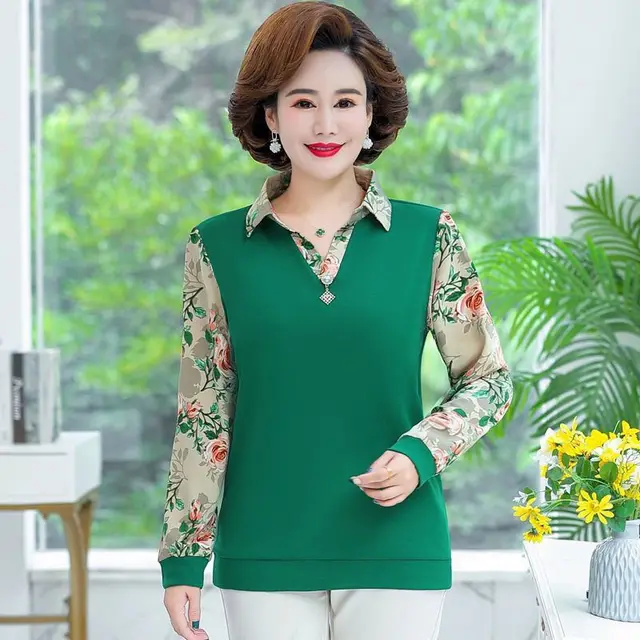 T shirt Small Shirt Top Western Style All matching Green - Shop at LoveMi
