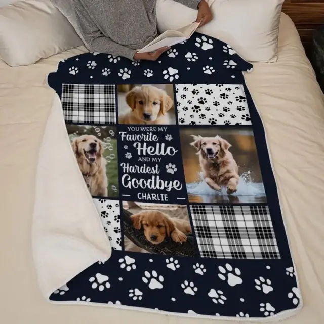 Pet Super Soft Flannel Creative Blanket Diy - Shop at LoveMi
