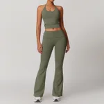 Bell Bottom Pants Green