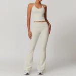 Tank Top Flared Pants Gray