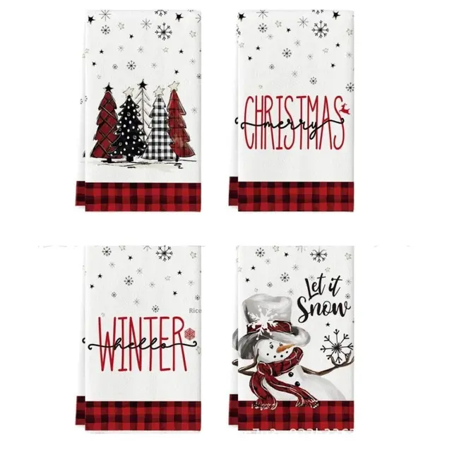Ultra fine Fiber Printed Towel Christmas Suit01 - Shop at LoveMi