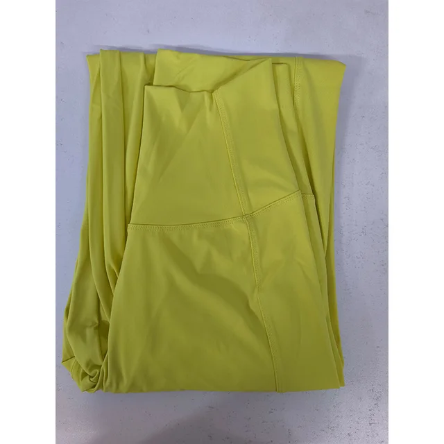Yoga Pants Female High Waist Loose Wide Legs Yellow - Shop at LoveMi